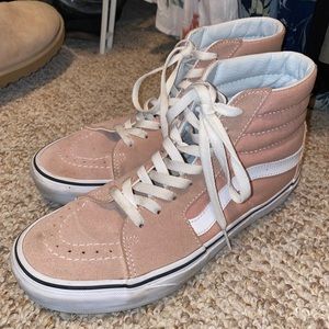High top pink Vans
